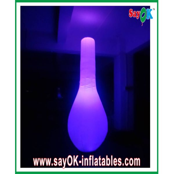 H2m Inflatable Lighting Decoration , Led Lighting Inflatable Bottle