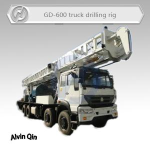 Quality 600 meters deep highly efficient Truck mounted water well drilling rig hot sale in Africa for sale