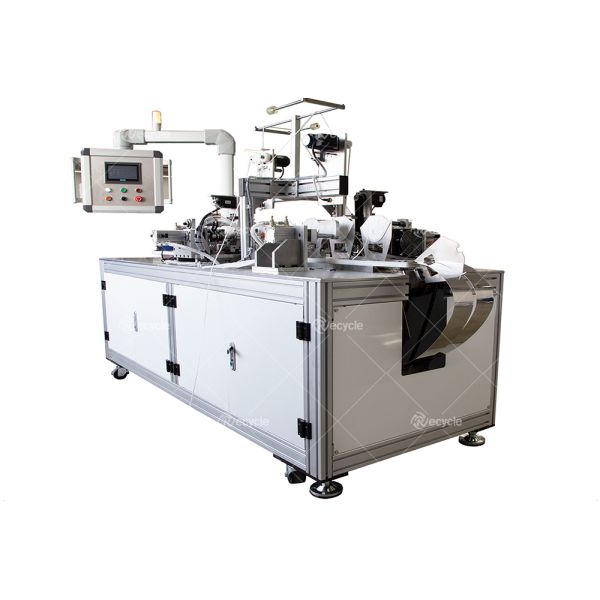 Semi Auto N95 Mask Machine KN95 Mask Blank Machine Nonwoven N95 Mask Making Machine For Children