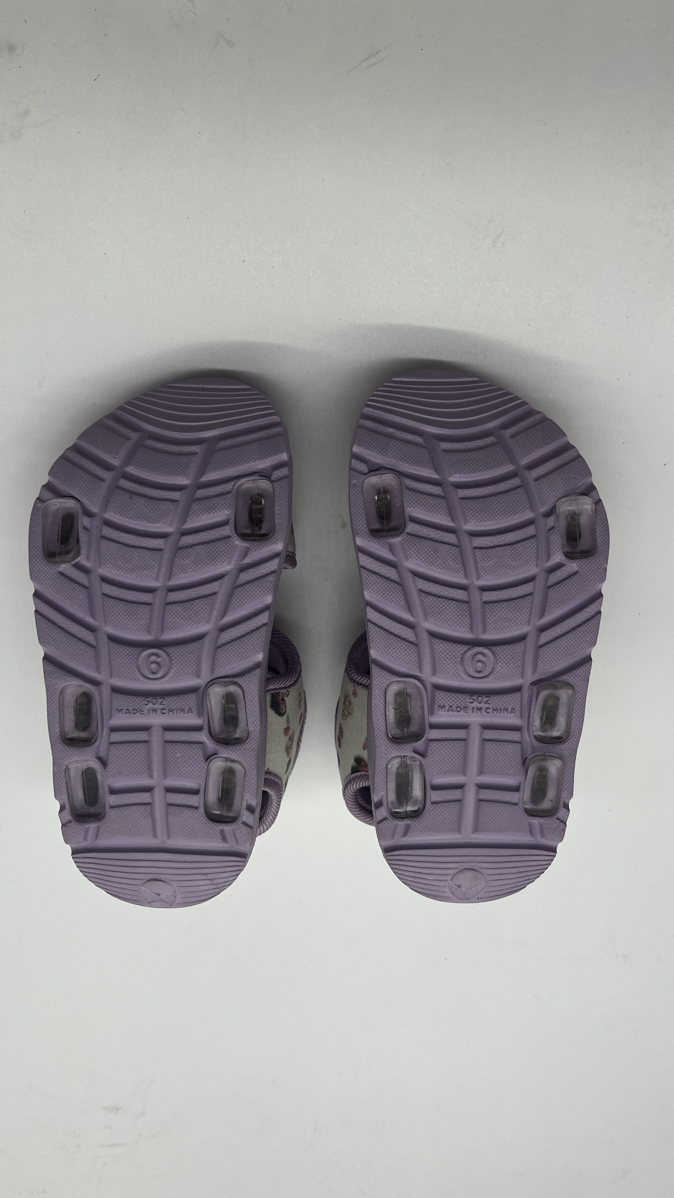 Kids Pool Mule Sandals sole detail