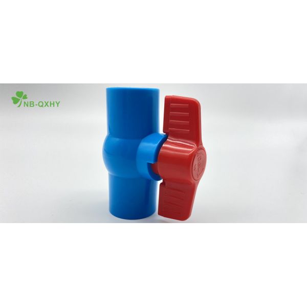 Nb-Qxhy High Quaility Blue Socket Manual 1/2" CPVC Compact Ball Valve