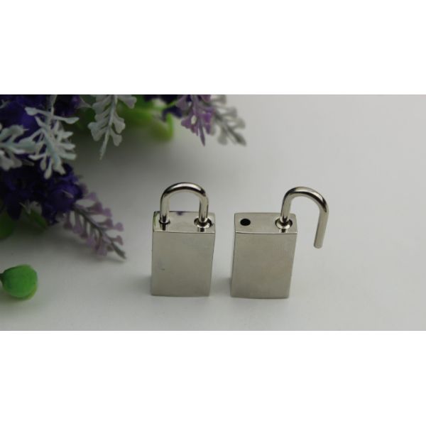 Multi-color easy open decoration hardware handbag hang lock without keys