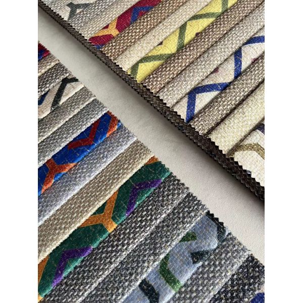 100% Polyester Velvet Printed Fabric Brocade Jacquard Fabric For Sofa