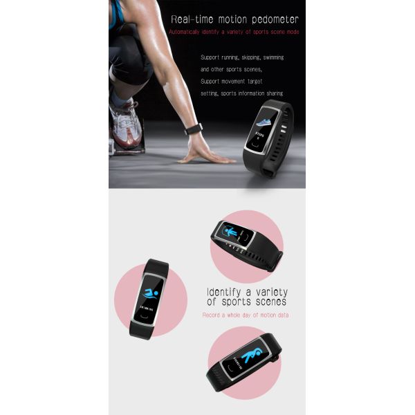 Full Color Screen Bluetooth Smart Wrist Watch