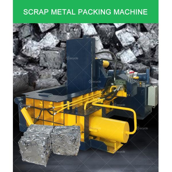 Iron Aluminum Scrap Baling Press Hydraulic Metal Baler Machine High Speed Horizontal Hydraulic Scrap Metal Baler/Baling Machine