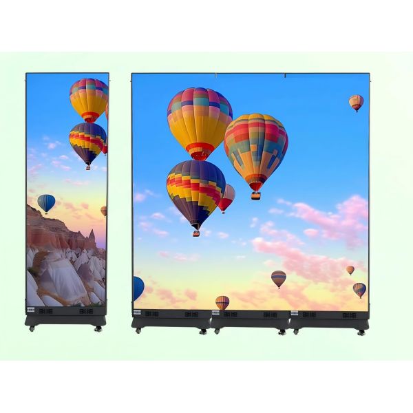 Double Sided Led Poster/Led Advertising Digital P2.5 Folding Foldable Led Screen Display