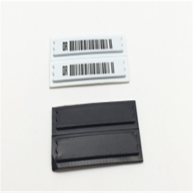 Supermarket Jewelry Anti Shoplifting Label / Eas Soft Label With Dr + Barcode Printing