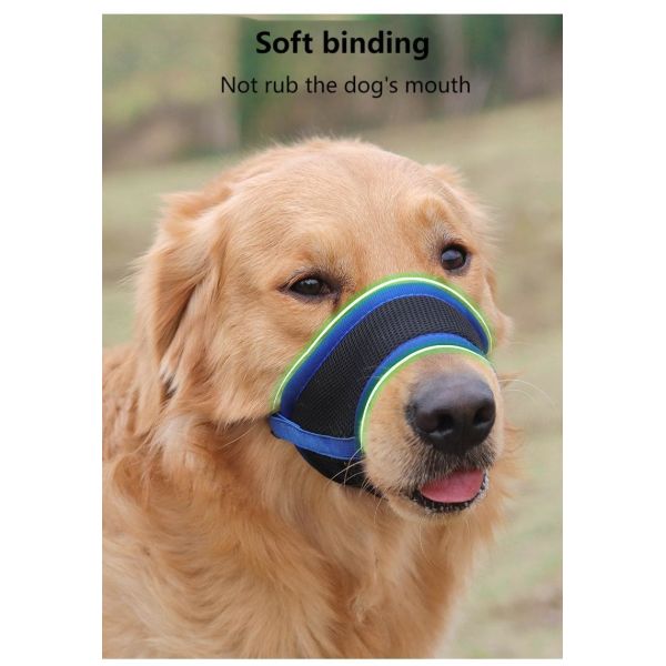 Anti Biting Mesh Dog Muzzle Anti Ingestion Dog Muzzle Mask Pet Muzzle For Training