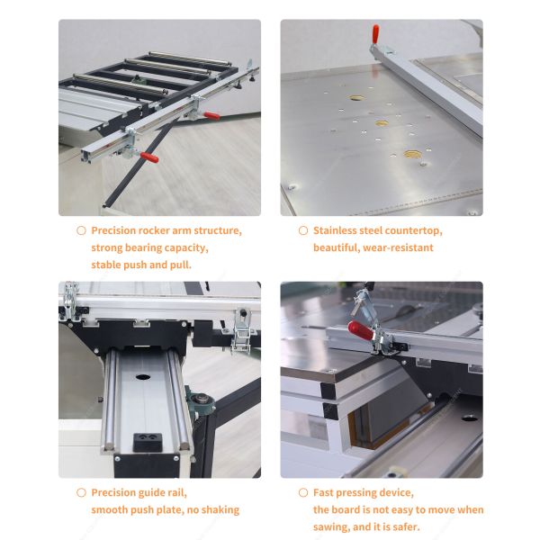 Wood Cutting Function PDMJ1 Mini Portable Multi Saw Machines Panel Saw Automatic Table Saw 500mm Circular Saw