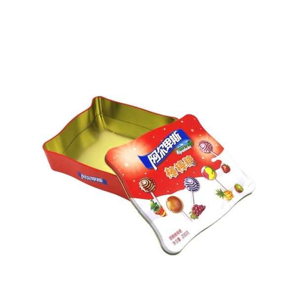 DADI Gift Rectangular Tin Box Offset Lithography Biscuit Tin Box Support Customized Printing