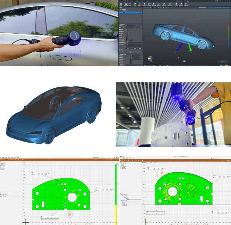 High Accuracy Portable 3D Scanner for Reverse Engineering/Industrial Design/Cultural Heritage Preservation