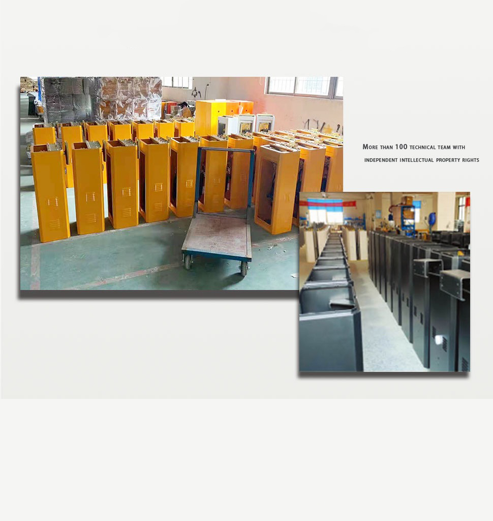 Intelligent Electric Metal Traffic Barrier Gate Smart Automatic Adjustable Car Parking Entrance Boom