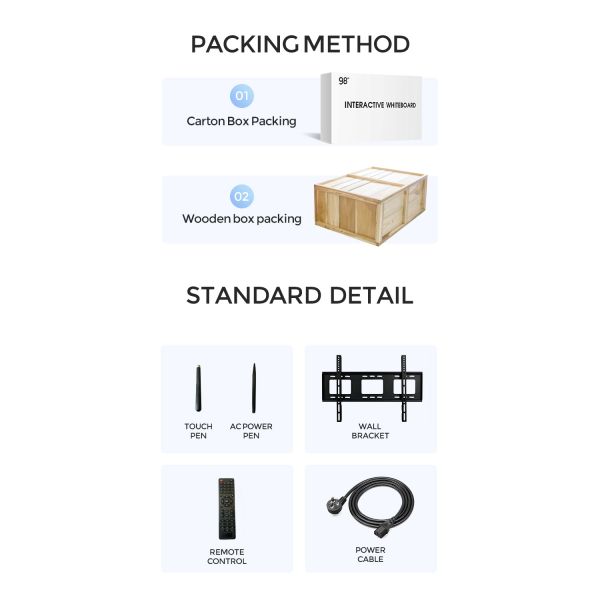 Hot Selling Interactive Flat Panel Touch Whiteboard Screen Interactive Panel 55/65/75/86 Inch Interactive Whiteboard