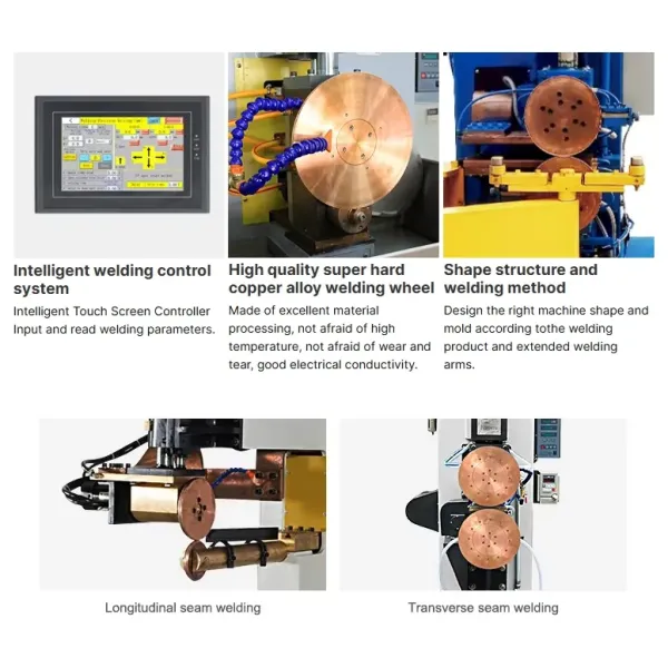 Longitudinal Rolling Seam Welding Machine for Fuel Tank Seam Welding Machine for Detector of Temperature Controller