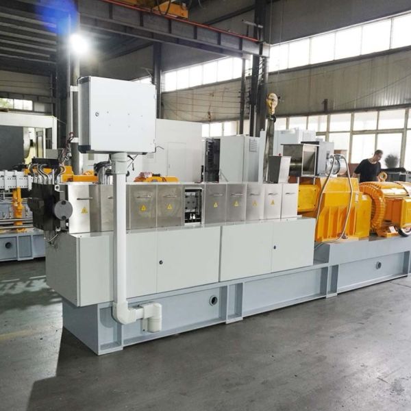 PBS PBAT Biodegradable Granulator PLA+Corn Starch Production Line Customizable Size