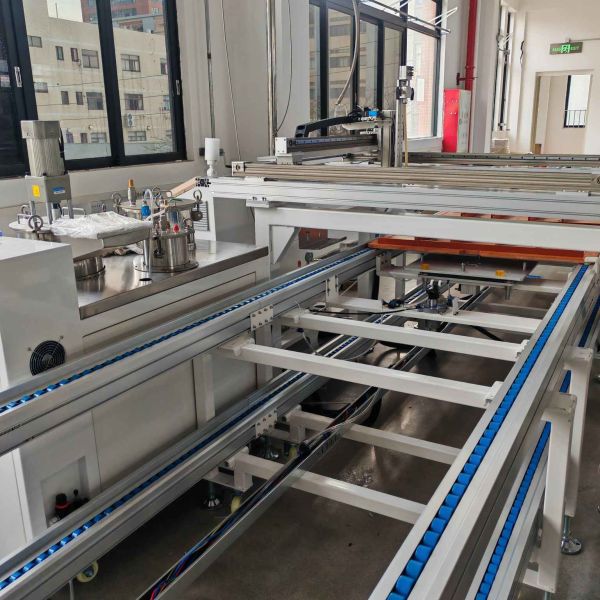 Full Automatic AB Glue Potting Machine with Vacuuming and Heating for LED Driver Production