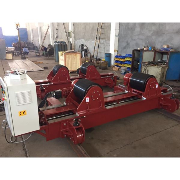 Conventional Vessels / Pipe Welding Rotator PU Wheels,Tank Welding Roller Stands