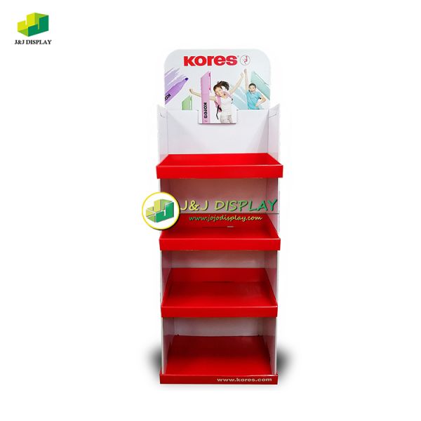 Corrugated Board Knock Down Stand Custom Rust Resistant Adjustable 30-60 Inches