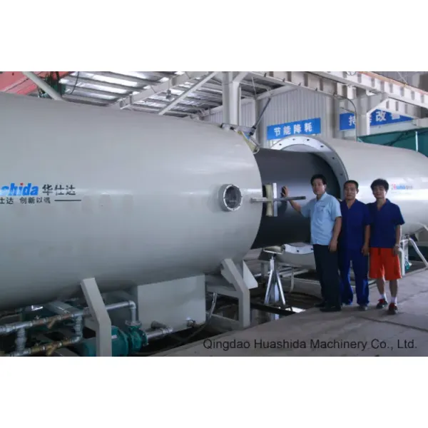 HDPE Jacket Shell Casing Extrution Machinery for PUR Foaming Pre-Insulated Pipe Line