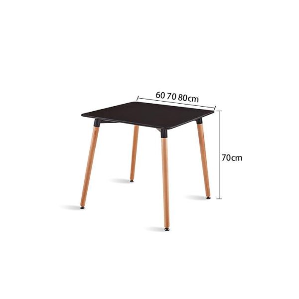Nordic solid wood dining table and chair combination modern contracted west table household table