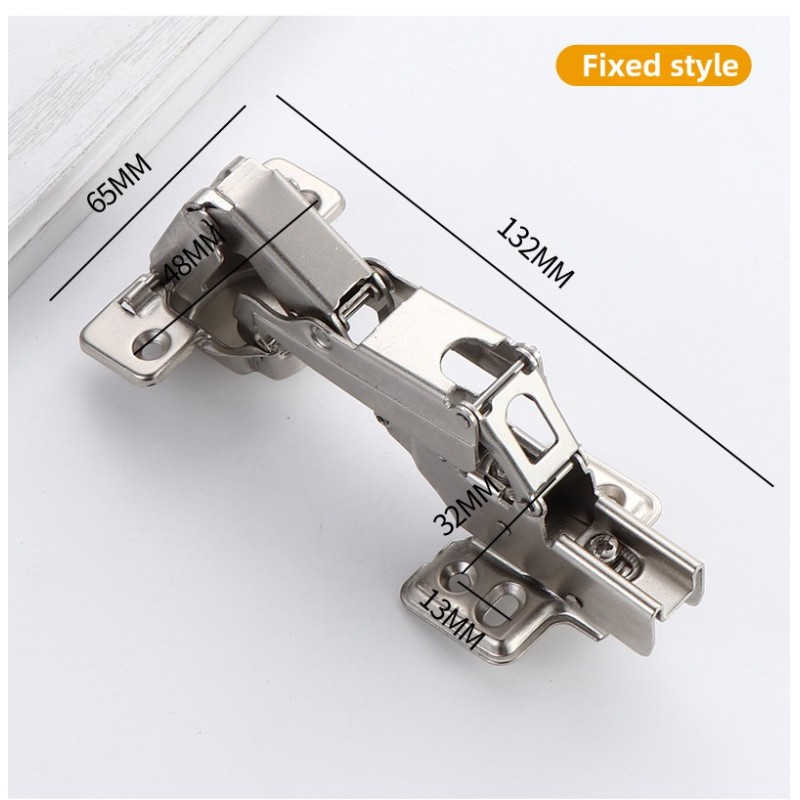Modern Design 35mm Diameter Large Angle Foldable Hydraulic Buffer Damping 165 Degree Cold Steel Special-Shaped Hinge Living Room
