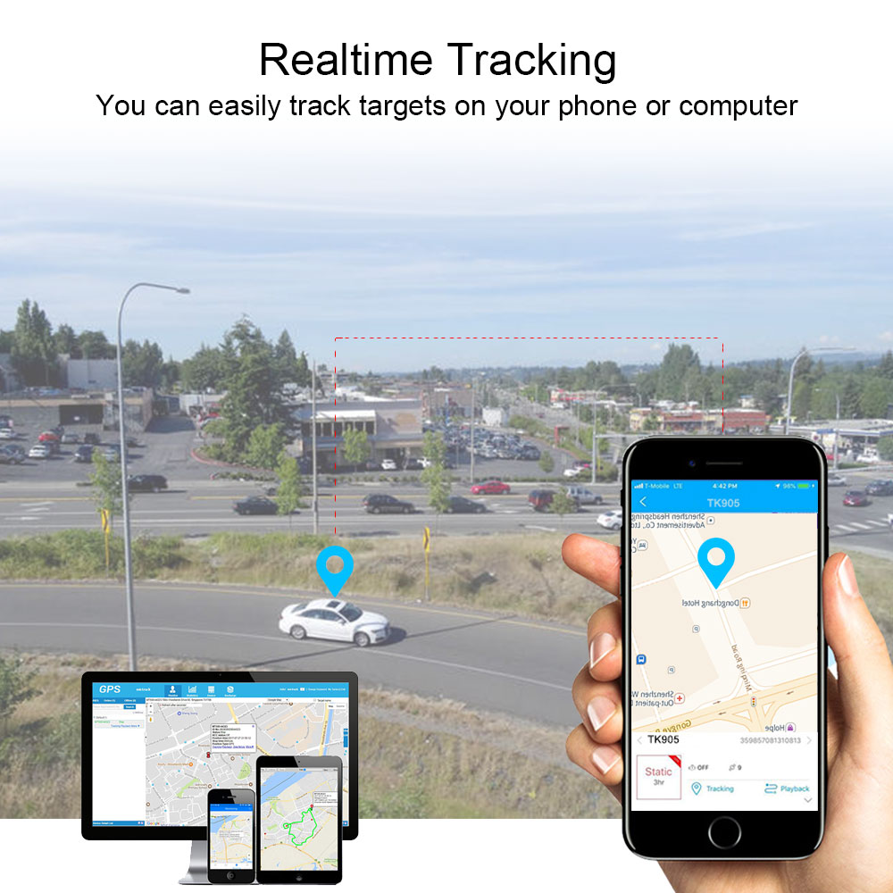 I/O Support Fuel Sensor 4G GPS Tracker With RS232 Analog Digital Port
