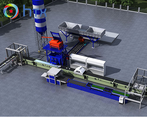 High Efficiency Wet Cast Machinery Fully Automatic Artificial Stone Machinery