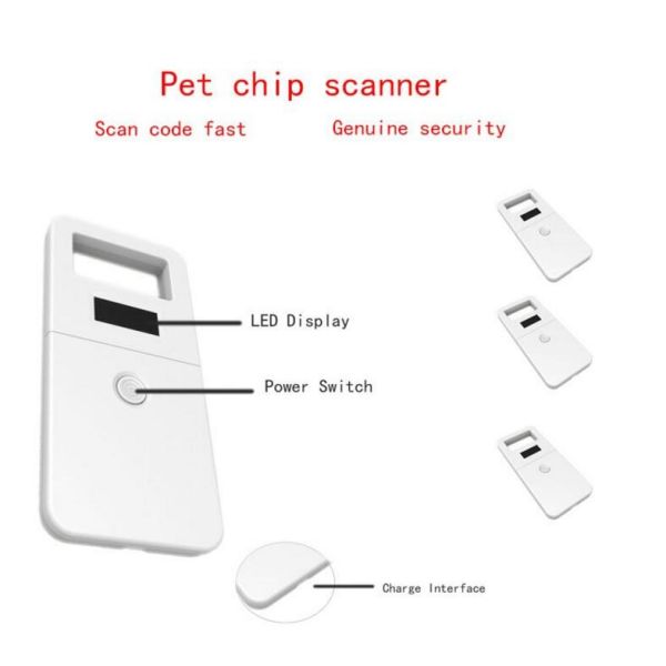 Enhanced Bluetooth RFID Animal ID Reader Microchip Scanner 134.2kHz Fdx-B Applicator