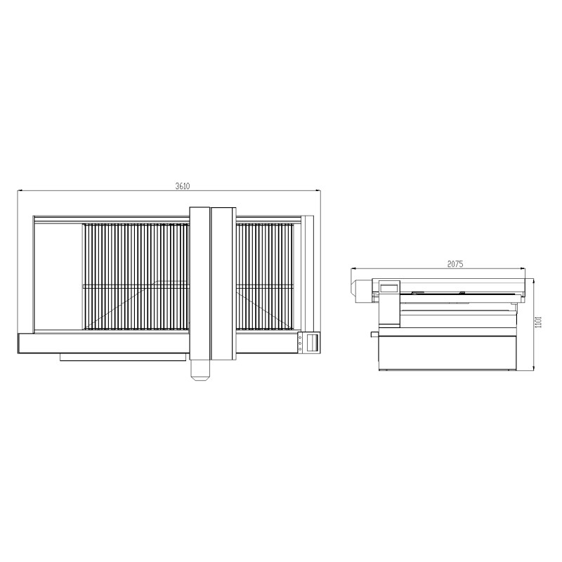 CO2 Laser Cutting Machine With CCD Vision Positioning System