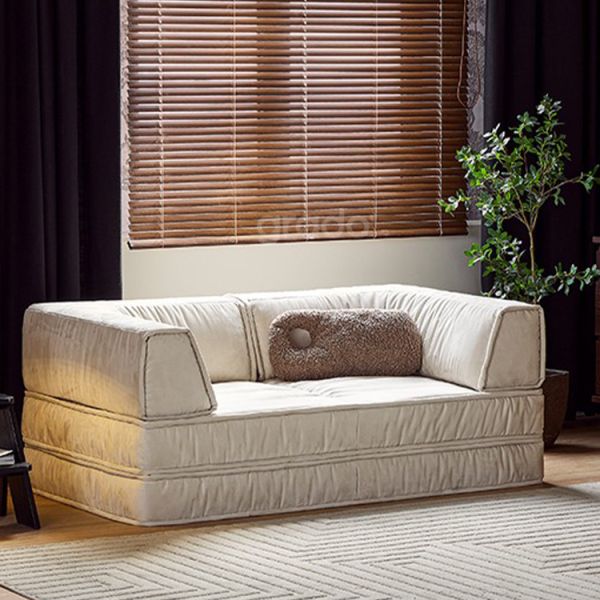 MOYI Compressed Sofa Vacuum Roll Packed in Box Fabric Sponge Compression Sofa Set for Living Room Direct Factory