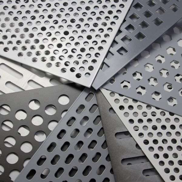 Plate Square Perforated Metal Sheet Etching Screen Stainless Steel Punching Hole