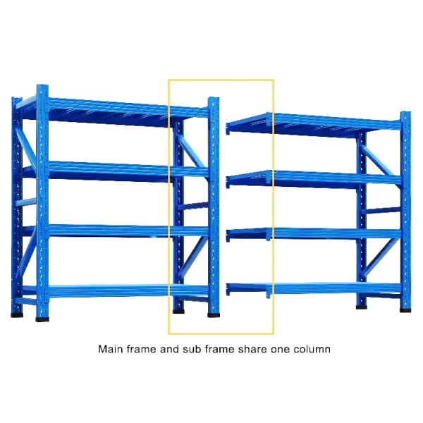 B16 Medium Duty Rack Carton Box Storage rack Long Span Rack Warehouse Storage Racking