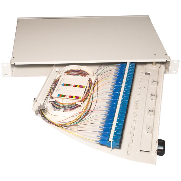 750N SC 19" Fiber Optic Patch Panel 24 Port YD/T925 Rack Mount Patch Panel