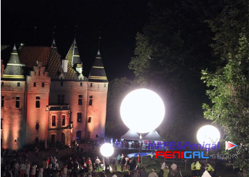 800W Inflatable LED Event Lighting Balloon With Tripod Inflatable Led Lamp