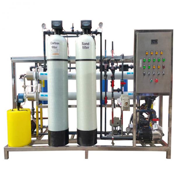 1.65kw Containerized Water Treatment Plant , SS304 3000 lph rO plant