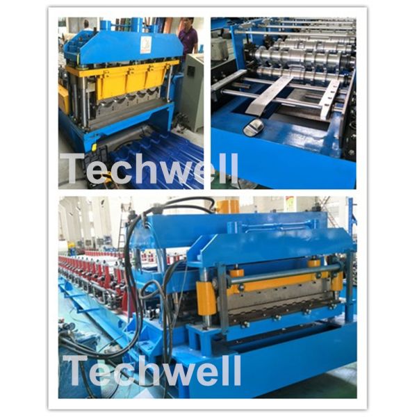 Corrugated Profile Roof Roll Forming Machine For Making The Corrugated Sheets