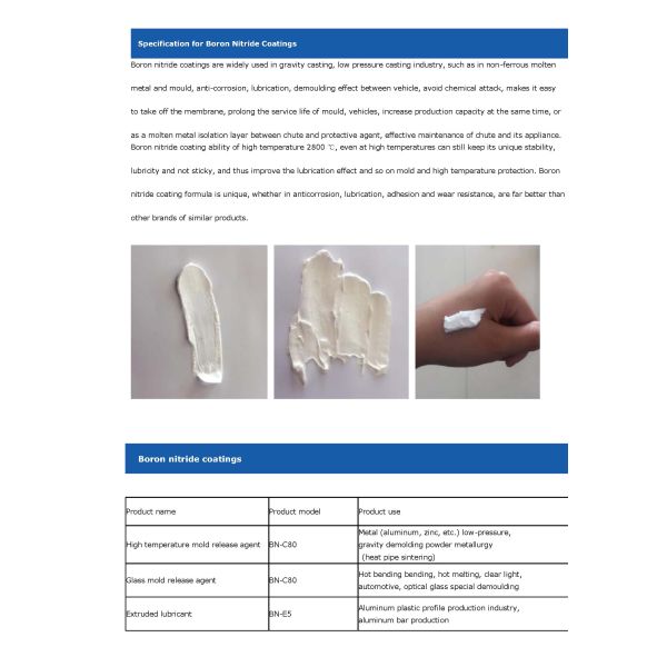 200 Punching Boron Nitride Paste Coating for High Temperature