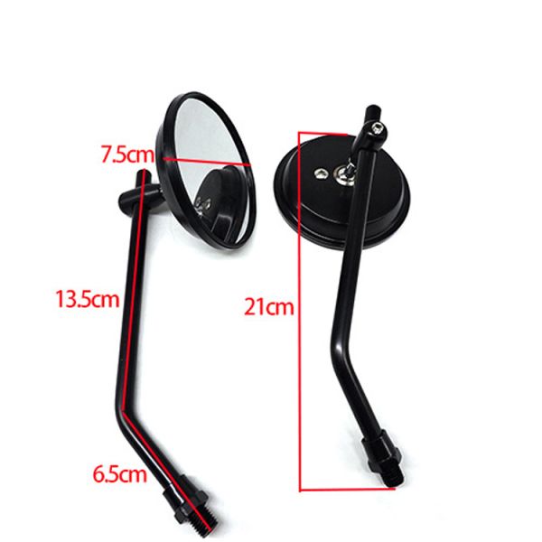 Sample Make Side Mirror Motorcycle Rearview Mirror Chrome Mirror for Replacement