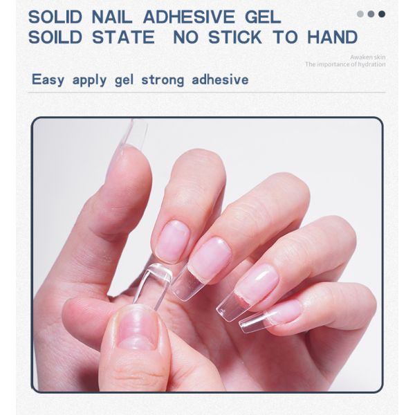 Quick Solid Nail Adhesive Gel for Beauty Nail Plate Patch Tool Guaranteed Performance