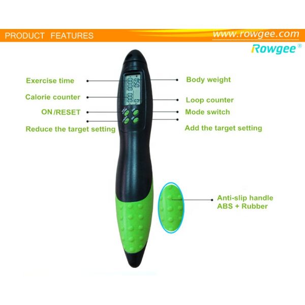 Workout Skipping Rope Adjustable Rope Length JP-100 LCD Counter Panel Skipping Rope For Fitness Exercise