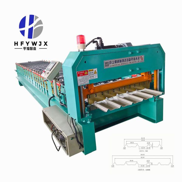 High Efficiency 950T Trapezoidal Roll Forming Machine with 18 Forming Stations and 40 Meters Per Minute Speed for Metal Roofing Production
