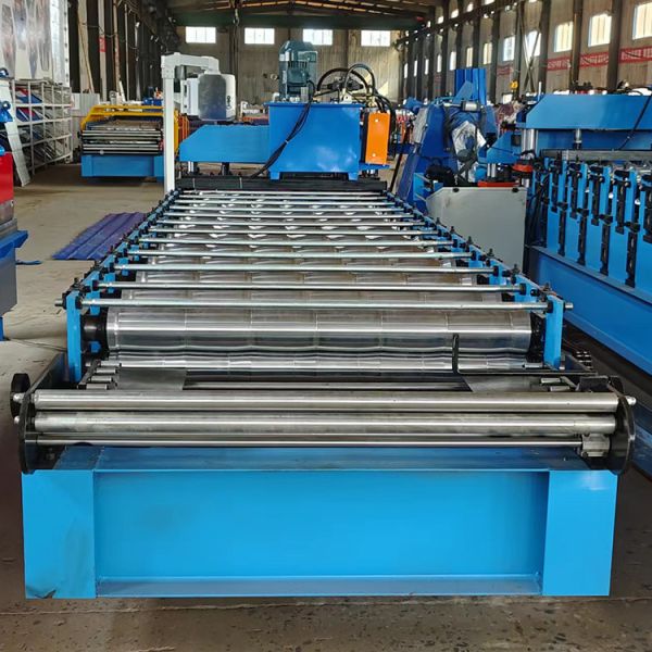 Automatic Metal Steel Glazed Tile Forming Machine For Building Materials Machinery