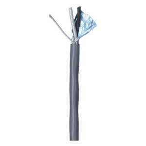 copper conductor 2 core 16 AWG shield cable with drain wire