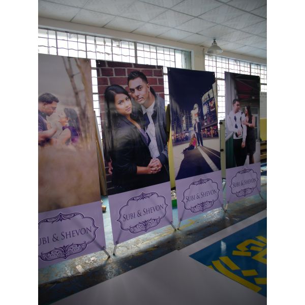 Waterproof Outdoor X Stand Banners Display Single Side 80X180cm