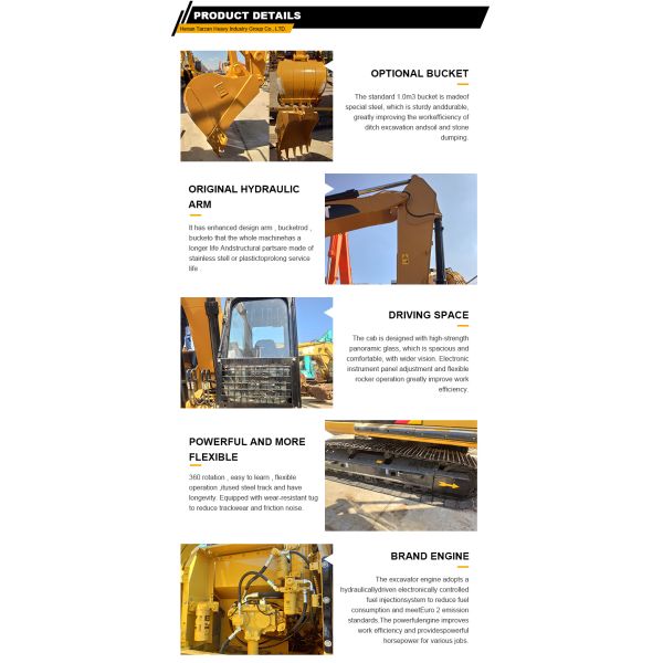 High Operating Efficiency Original Engine CAT 320d Crawler Excavator in Good Condition