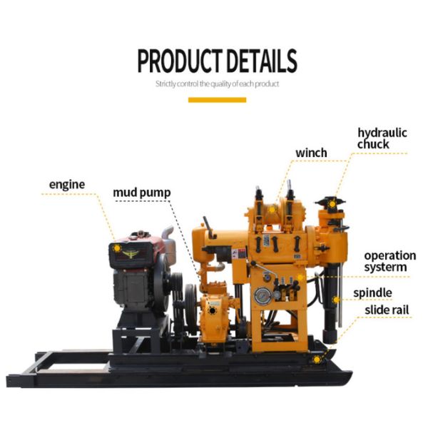 50mm Diameter Mining Exploration Sample Collecting Engineering Drilling Rig