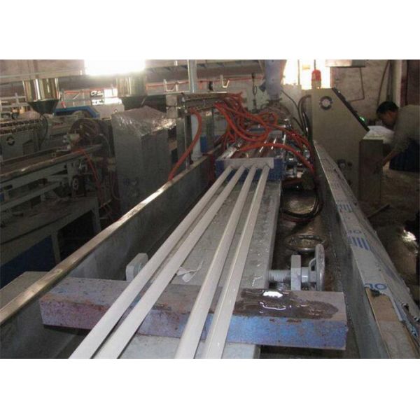 Fully Automatic Two Screw Plastic Profile Extrusion Line For Window And Door Frames