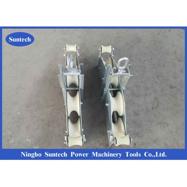 Four Wheels Optical Fiber Combined Stringing Block Pulley Opgw Stringing Tools