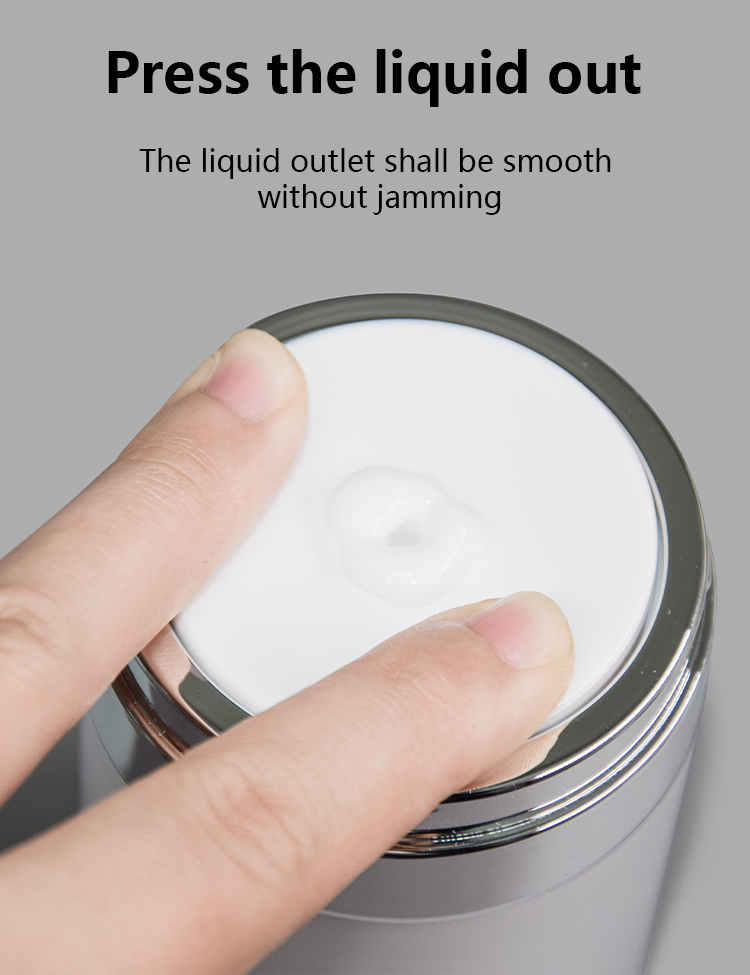 100g Replaceable PP Inner PMMA Outer Airless Jar Lotion Face Cream Jar