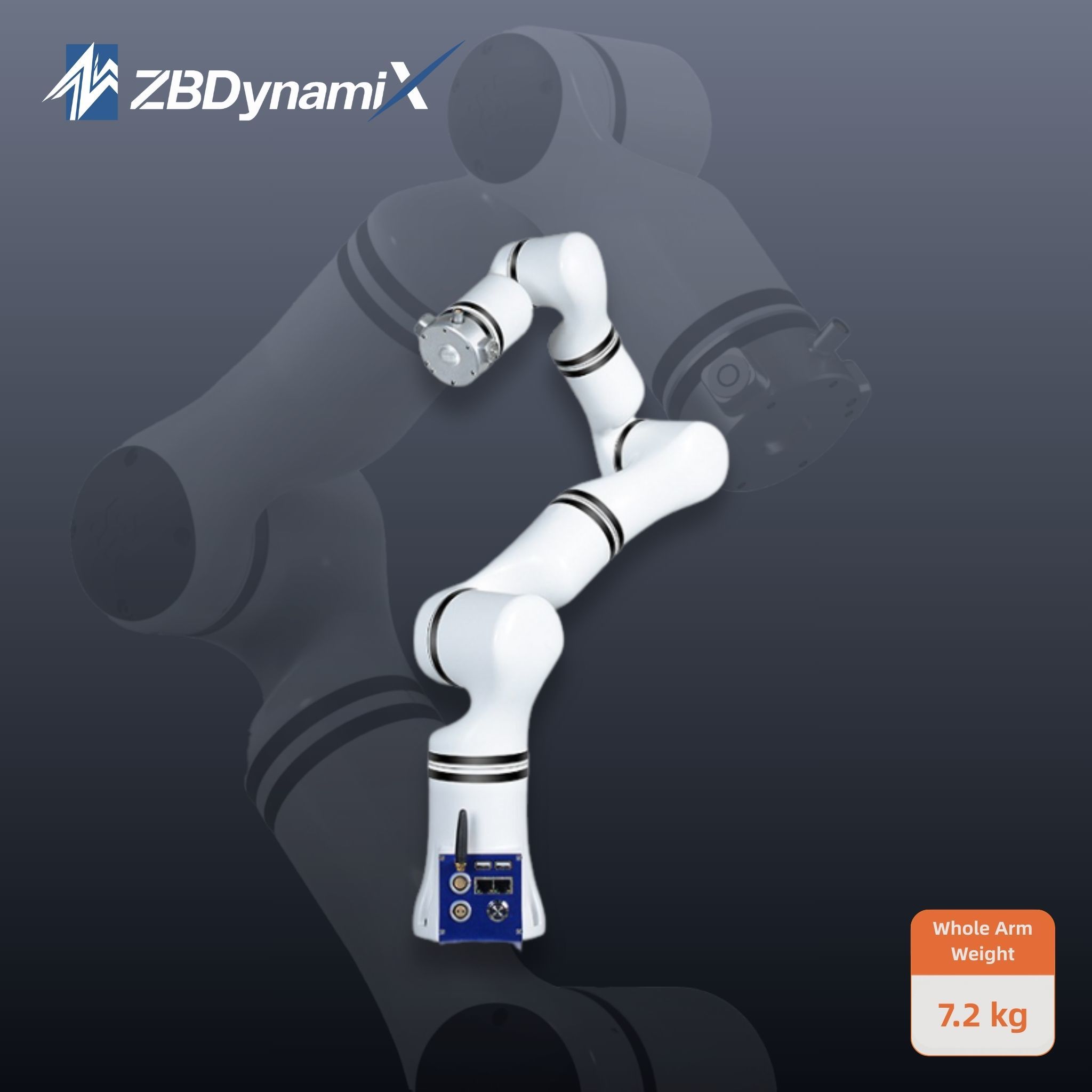 ZBDynamiX ZRM-65-B 6-Axis Collaborative Robot Arm | High-Precision Cobot for Pick-and-Place and Material Handling